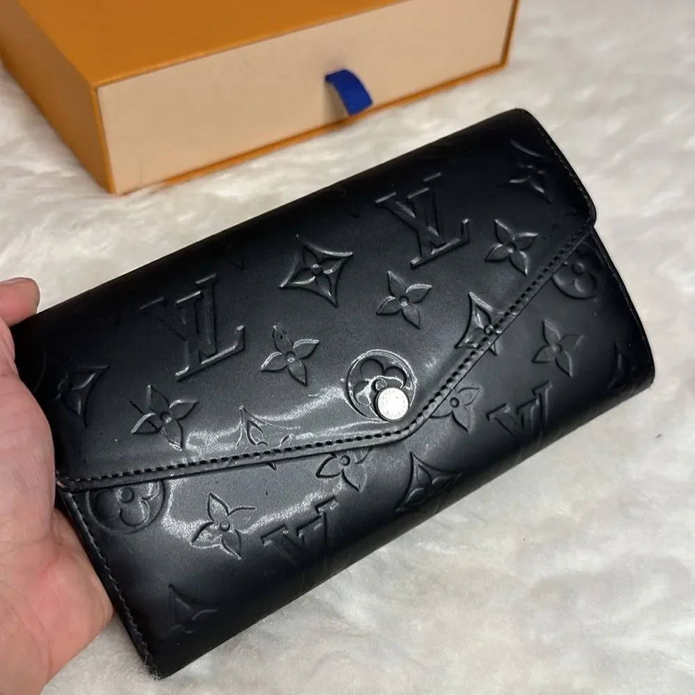 💯Authentic Louis Vuitton Vernis Impriente Long Wallet🍀